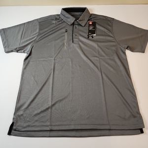 Under Armour Performance Polo Shirt Heat Gear Loose Fit size XL